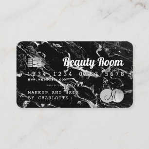 Visite Monographie chic de la carte de crédit beauté en