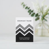 Visite Motif potelé de Chevron de zigzag de carte de (Debout devant)