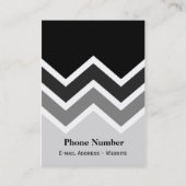 Visite Motif potelé de Chevron de zigzag de carte de (Dos)