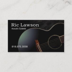 Visite Musicien acoustique de guitariste - carte