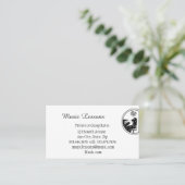 Visite Musique Piano Guitare Cours de professeur Carte de (Debout devant)