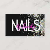 Visite Nail Studio Designer Galaxy Art Neon Carte de visi (Devant)