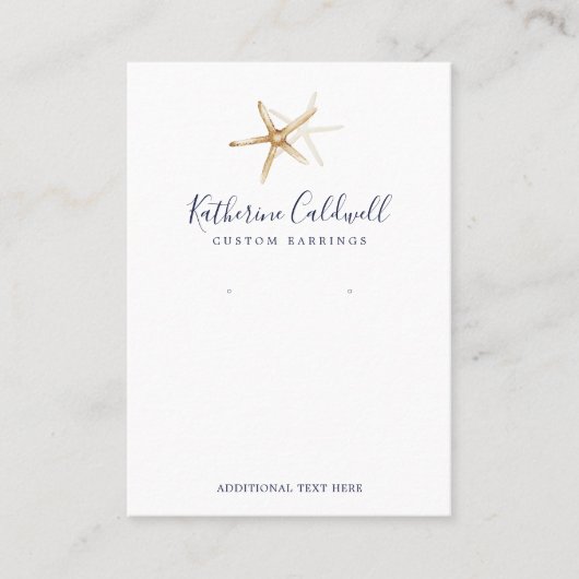 Visite Nautique moderne | Carte d'affichage de l'oreille  (Devant)