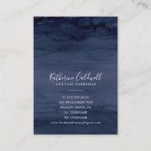 Visite Nautique moderne | Carte d'affichage de l'oreille  (Dos)