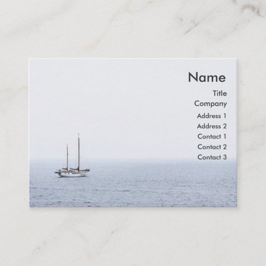 Visite "Naviguant" la carte potelée de profil (Devant)