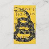 Visite "Ne marchez pas sur moi" la carte de profil (Dos)