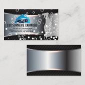 Visite Nettoyer le logo de lavage automatique | Carte de  (Devant / Derrière)