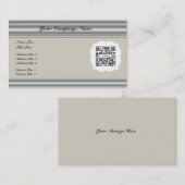 Visite Neutre formel générique de modèle de carte de (Devant / Derrière)