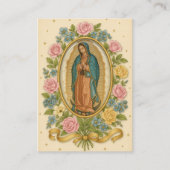 Visite Notre-Dame de Guadalupe Baptême Espagnol Carte Sai (Devant)