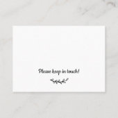 Visite Nous avons déplacé la carte d'insertion de déménag (Dos)