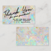 Visite nouvelle carte de réduction opal (Devant / Derrière)