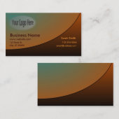 Visite Nuances professionnelles d'en cuivre de carte de (Devant / Derrière)