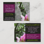 Visite Obscurité de modèle de carte de businessl de (Devant / Derrière)