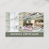 Visite Opticiens & Optométristes Carte de visite. (Devant)