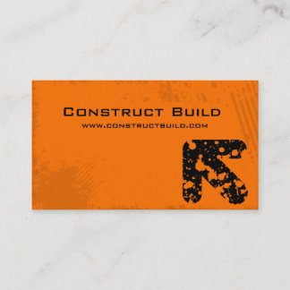 Visite Orange grunge de carte de 232 entreprises de