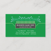 Visite Ordinateur Vert Science Carte de Circuit Codage (Dos)