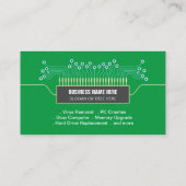 Visite Ordinateur Vert Science Carte de Circuit Codage (Dos)