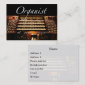 Visite Organiste à votre carte #4 d'entreprise de (Devant / Derrière)