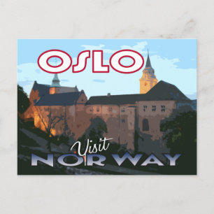 Visite... Oslo, Norvège - carte postale