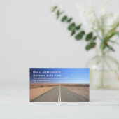 Visite Outback Australia Road, Auto Care - Carte de visit (Debout devant)