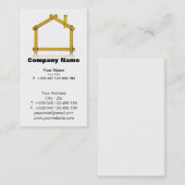 Visite Outil en bois de mètre de Chambre de carte de (Devant / Derrière)