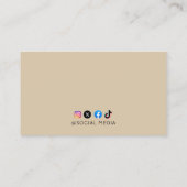 Visite Outils rustiques Carpenter Handyman Carte de visit (Dos)