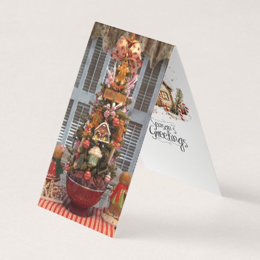 Visite Pain d'épices Arbre de cuisine et Carte de recette (Devant)