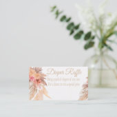 Visite Pampas Carte de tombola de couche de graminées, Dé (Debout devant)