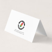 Visite Pampas Grass Terracotta Carte de remerciements (Dos)