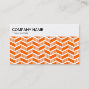 Visite Panneau supérieur - Motif Chevron - Carte de visit