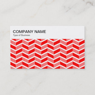 Visite Panneau supérieur - Motif Chevron - Carte de visit