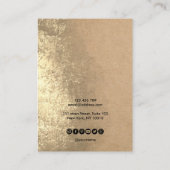 Visite Papier d'artisanat de calligraphie Carte d'afficha (Dos)