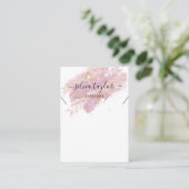 Visite Papier de calligraphie artisanale Carte d'affichag (Debout devant)