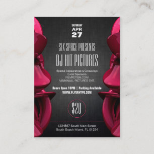 Visite Paquet de carte d'événement de partie de club de