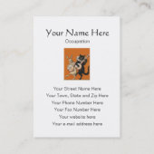 Visite Party la carte de joueur de (Dos)