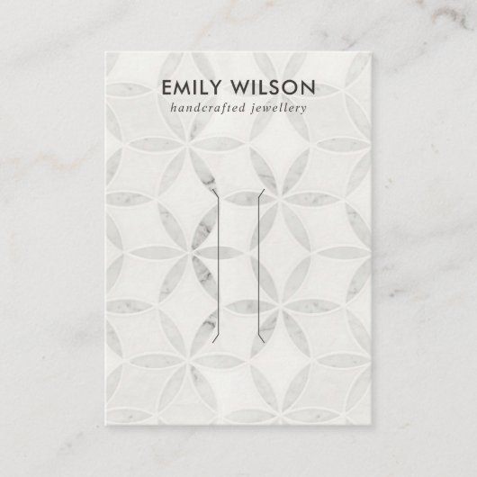 VISITE PASTEL DE LA CARTE D'AFFICHAGE DE CLIP FLORAL BLAN (Devant)