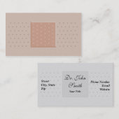 Visite Patch de plâtre de pansement Médicale - Carte de v (Devant / Derrière)