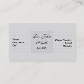 Visite Patch de plâtre de pansement Médicale - Carte de v (Dos)