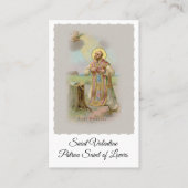 Visite Patron de Valentine de saint des amants - carte (Devant)