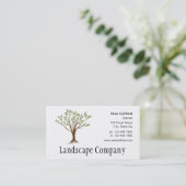 Visite Paysage ou carte d'entreprise de services d'arbre (Debout devant)