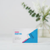 Visite Peignant et décorant la carte d'entreprise de (Debout devant)