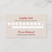 Visite Pepperoni Pizza - Pizzeria Restaurant Carte de fid (Dos)