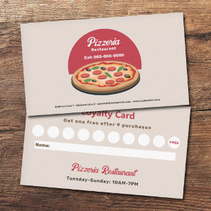 Visite Pepperoni Pizza - Pizzeria Restaurant Carte de fid