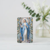 Visite Perte funéraire Hail Mary Prayer Carte de sympathi (Debout devant)