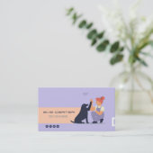 Visite Pet Groomer / Carte professionnelle de soins à la  (Debout devant)