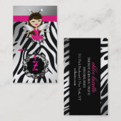 Visite Petite carte à la mode de verticale du danseur 311 (Devant / Derrière)