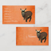 Visite Petits carte de visite/étiquettes de Polkadot de (Devant / Derrière)