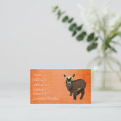 Visite Petits carte de visite/étiquettes de Polkadot de (Debout devant)