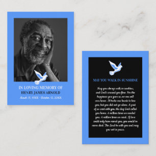 Visite Photo Élégante, Sainte colombe, Carte de prière