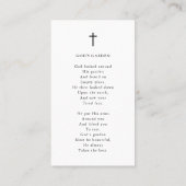 Visite Photo funéraire Forever Hearts Carte de prière cro (Dos)